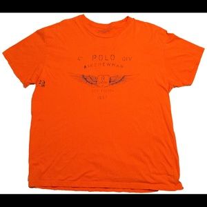 Men’s vintage polo Air Force T